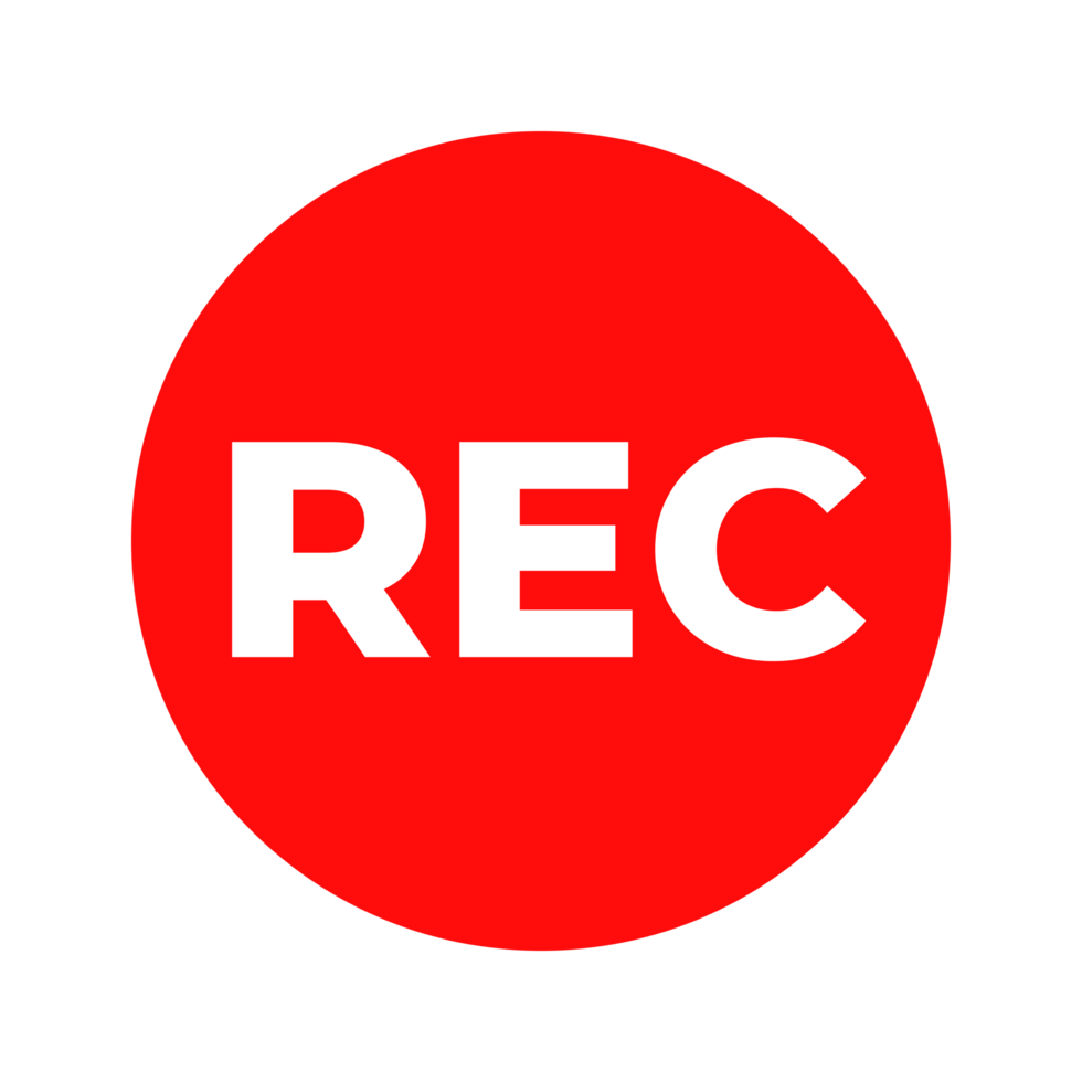record-button-icon-red & white png